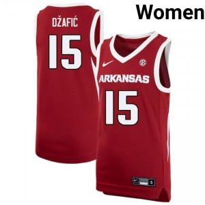 #15 Elmir Dzafic Razorbacks Cardinal Women Jerseys 2025-26 College Basketball 377462-531