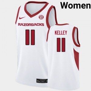 #11 Karter Knox University of Arkansas White Women Jersey University College Basketball 669910-534