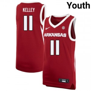 #11 Karter Knox Arkansas Razorbacks Cardinal Youth Jersey NCAA College Basketball 764331-385